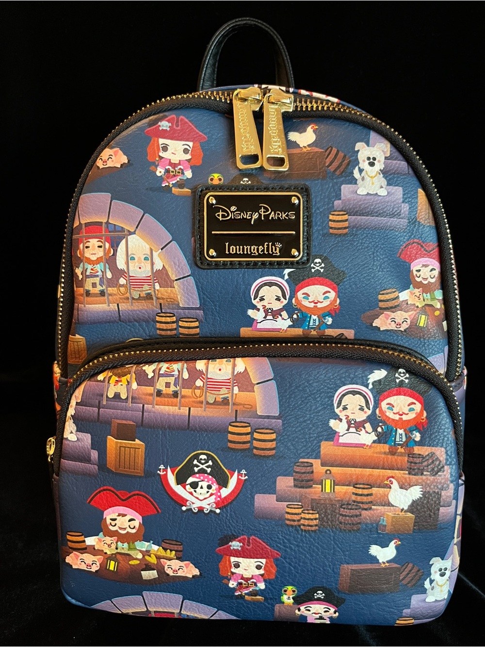 Disney Parks Loungefly Pirates of the Carribean Exclusive Mini Backpack
